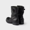 Skórzane buty do połowy łydki Skórzane buty do połowy łydki