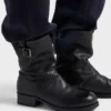 Skórzane buty do połowy łydki Skórzane buty do połowy łydki