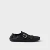 Skórzane buty typu shuffle z klamrą Skórzane buty typu shuffle z klamrą