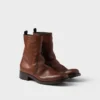 Skórzane buty zapinane na zamek Skórzane buty zapinane na zamek