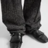 Skórzane klapki typu monk strap z frędzlami Skórzane klapki typu monk strap z frędzlami