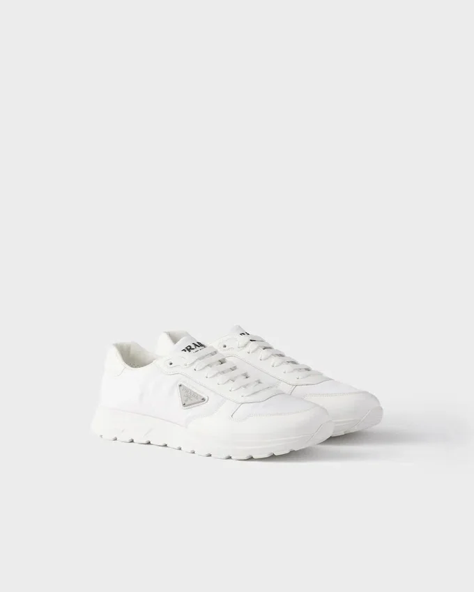 Sneakersy Prax 01 z materiału Re-Nylon i szczotkowanej skóry Sneakersy Prax 01 z materiału Re-Nylon i szczotkowanej skóry