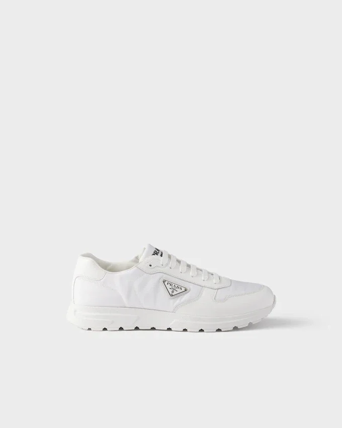 Sneakersy Prax 01 z materiału Re-Nylon i szczotkowanej skóry Sneakersy Prax 01 z materiału Re-Nylon i szczotkowanej skóry
