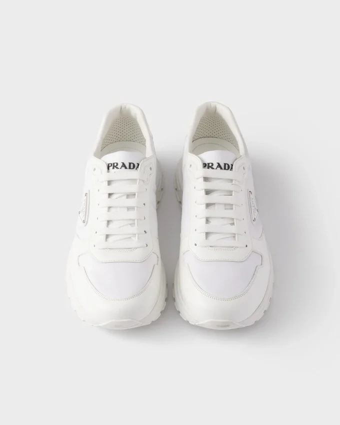 Sneakersy Prax 01 z materiału Re-Nylon i szczotkowanej skóry Sneakersy Prax 01 z materiału Re-Nylon i szczotkowanej skóry