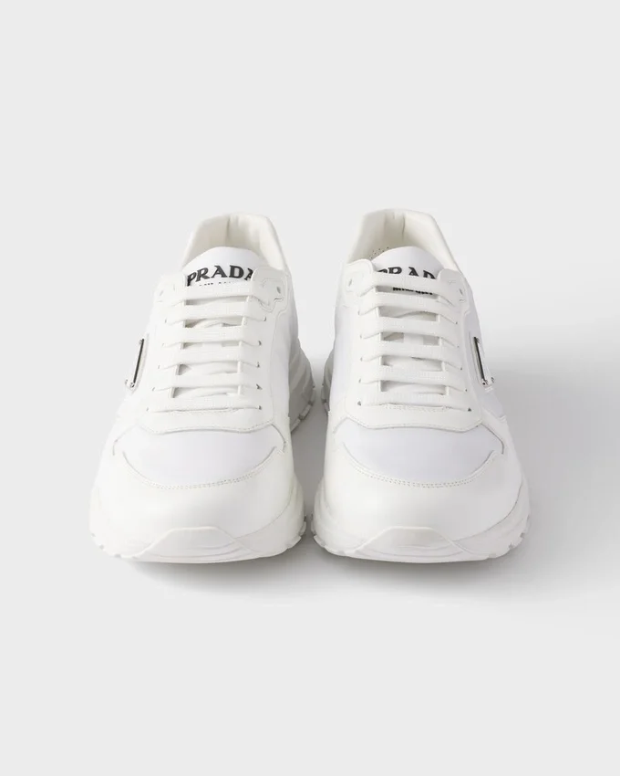 Sneakersy Prax 01 z materiału Re-Nylon i szczotkowanej skóry Sneakersy Prax 01 z materiału Re-Nylon i szczotkowanej skóry