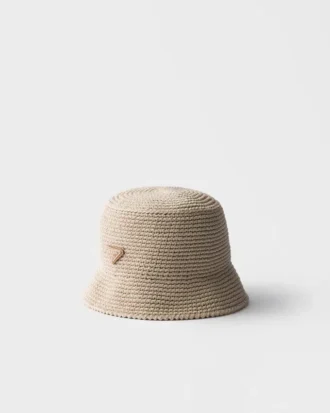 Słomkowa czapka typu bucket Słomkowa czapka typu bucket