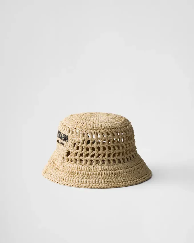 Słomkowy kapelusz typu bucket hat Słomkowy kapelusz typu bucket hat