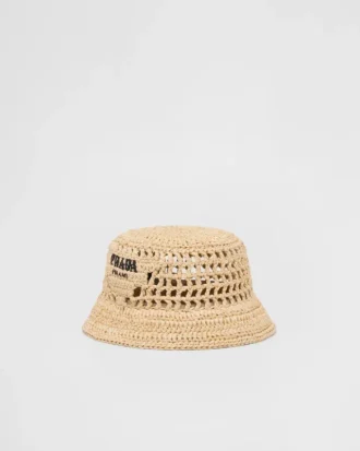Słomkowy kapelusz typu bucket hat