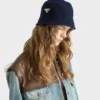 Słomkowy kapelusz typu bucket hat Słomkowy kapelusz typu bucket hat
