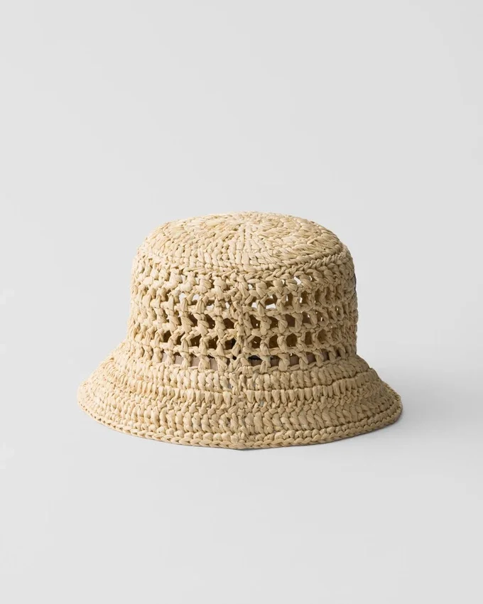 Słomkowy kapelusz typu bucket hat Słomkowy kapelusz typu bucket hat