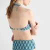 Spodenki bikini z dzianiny w kratkę Spodenki bikini z dzianiny w kratkę