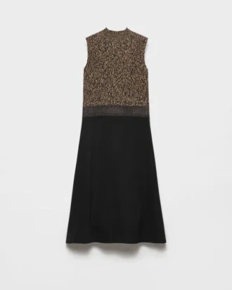 Sukienka z wełny szetlandzkiej i kaszmiru