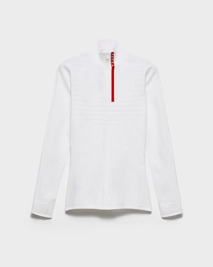 Sweter z golfem z materiału Re-Nylon Sweter z golfem z materiału Re-Nylon
