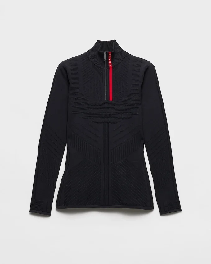 Sweter z golfem z materiału Re-Nylon Sweter z golfem z materiału Re-Nylon