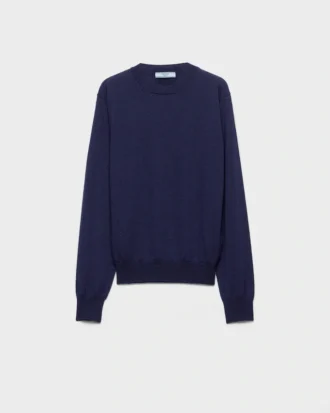 Sweter z kaszmiru z okrągłym dekoltem