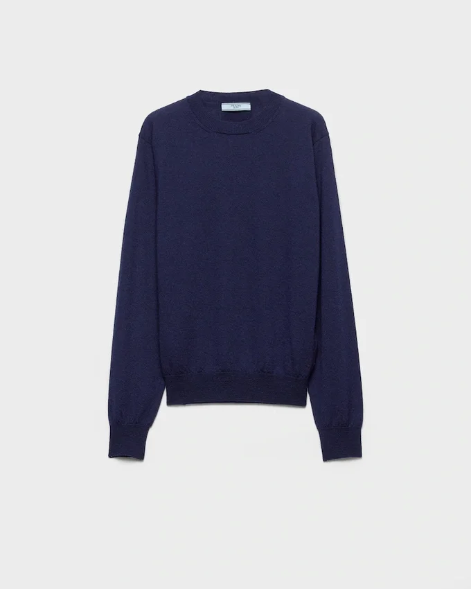 Sweter z kaszmiru z okrągłym dekoltem Sweter z kaszmiru z okrągłym dekoltem