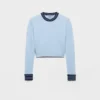 Sweter z kaszmiru z okrągłym dekoltem Sweter z kaszmiru z okrągłym dekoltem