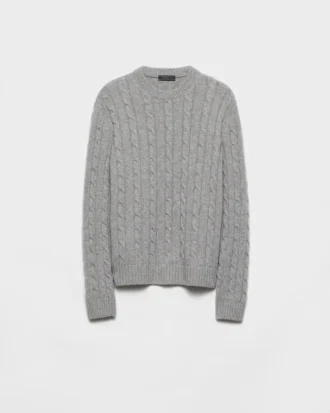 Sweter z kaszmiru z okrągłym dekoltem