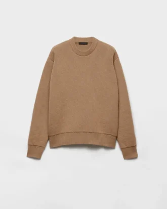 Sweter z kaszmiru z okrągłym dekoltem