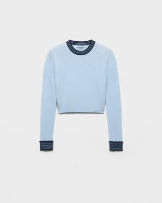 Sweter z kaszmiru z okrągłym dekoltem