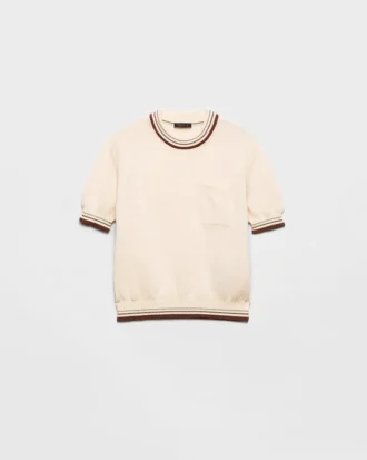 Sweter z wełny szetlandzkiej z okrągłym dekoltem