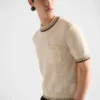 Sweter z wełny szetlandzkiej z okrągłym dekoltem Sweter z wełny szetlandzkiej z okrągłym dekoltem