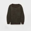 Sweter z wełny szetlandzkiej z szerokim dekoltem Sweter z wełny szetlandzkiej z szerokim dekoltem