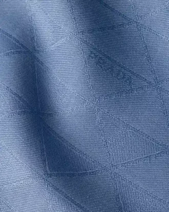 Szalik żakardowy z jedwabiu i wełny Symbole