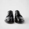 Sznurowane buty z szczotkowanej skóry Sznurowane buty z szczotkowanej skóry