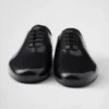Sznurowane buty ze szczotkowanej skóry