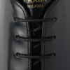 Sznurowane buty ze szczotkowanej skóry