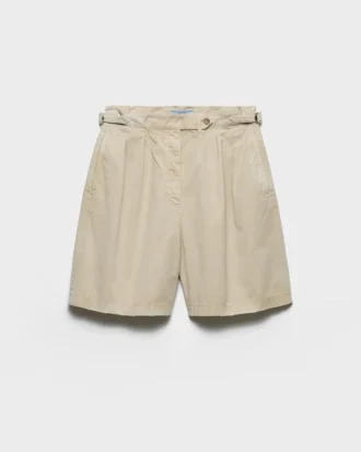 Szorty z barwionej tkaniny Old Gabardine
