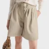 Szorty z barwionej tkaniny Old Gabardine Szorty z barwionej tkaniny Old Gabardine