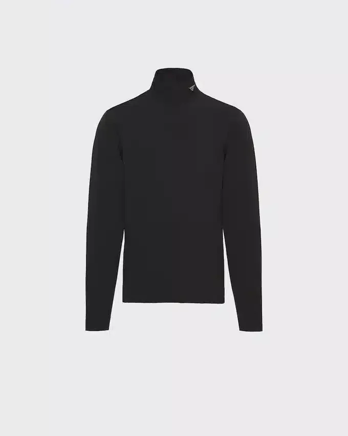Techniczny sweter z golfem Techniczny sweter z golfem