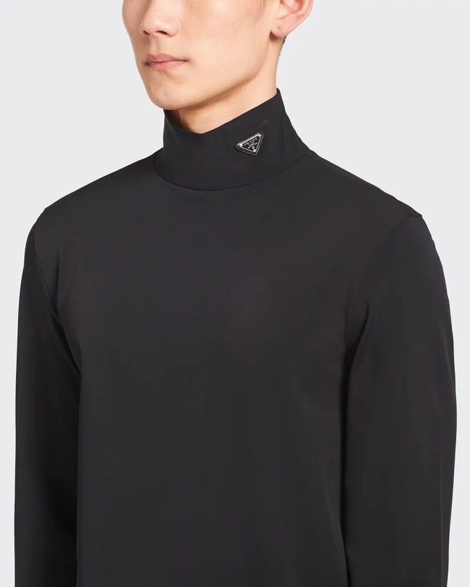 Techniczny sweter z golfem Techniczny sweter z golfem