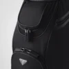 Torba golfowa z materiału Re-Nylon i skóry Saffiano Torba golfowa z materiału Re-Nylon i skóry Saffiano