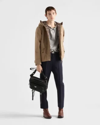 Torba na ramię Prada Speedrock z materiału Re-Nylon i skóry Torba na ramię Prada Speedrock z materiału Re-Nylon i skóry