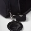 Torba na zwierzęta z nylonu Re-Nylon i skóry Saffiano Torba na zwierzęta z nylonu Re-Nylon i skóry Saffiano