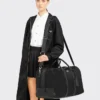 Torba podróżna z nylonu Re-Nylon i skóry Saffiano Torba podróżna z nylonu Re-Nylon i skóry Saffiano
