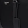Torba podróżna z nylonu Re-Nylon i skóry Saffiano Torba podróżna z nylonu Re-Nylon i skóry Saffiano