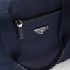 Torba podróżna z nylonu Re-Nylon i skóry Saffiano Torba podróżna z nylonu Re-Nylon i skóry Saffiano