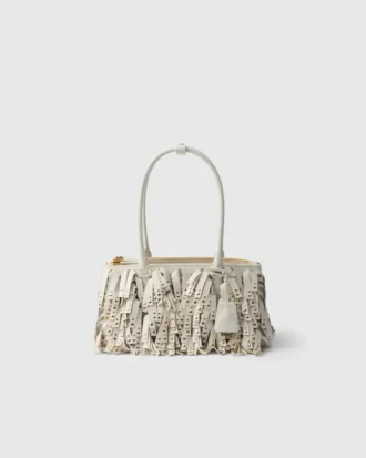 Torba Prada Galleria Medium z nappa, frędzlami i ćwiekami Torba Prada Galleria Medium z nappa, frędzlami i ćwiekami