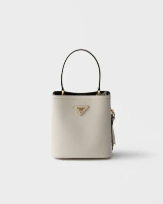 Torba Prada Panier Mini z skóry Saffiano