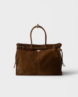 Torba z zamszu Prada Bonnie Torba z zamszu Prada Bonnie