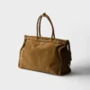Torba z zamszu Prada Bonnie Torba z zamszu Prada Bonnie