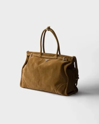 Torba z zamszu Prada Bonnie Torba z zamszu Prada Bonnie