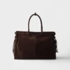 Torba z zamszu Prada Bonnie Torba z zamszu Prada Bonnie