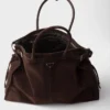 Torba z zamszu Prada Bonnie Torba z zamszu Prada Bonnie