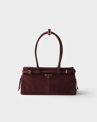 Torebka Prada Bonnie Medium z zamszu