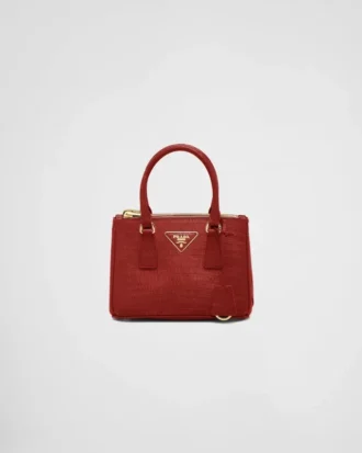 Torebka Prada Galleria Mini ze skóry jaszczurki